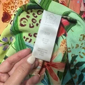 FARM Rio | Dresses | Farm Rio Amazonian Ombre Mini Wrap Dress Sz Xs |  Poshmark